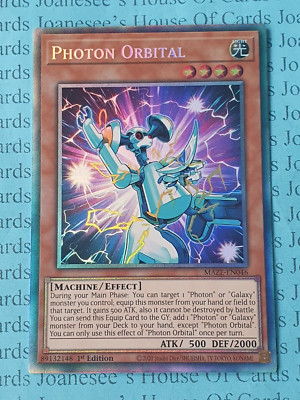 Photon Orbital MAZE-DE046 Collector's Rare Yu-Gi-Oh Karte 1. Auflage Neu NM