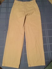Boys Size 7 Austin Clothing Co pants khaki uniform flat front