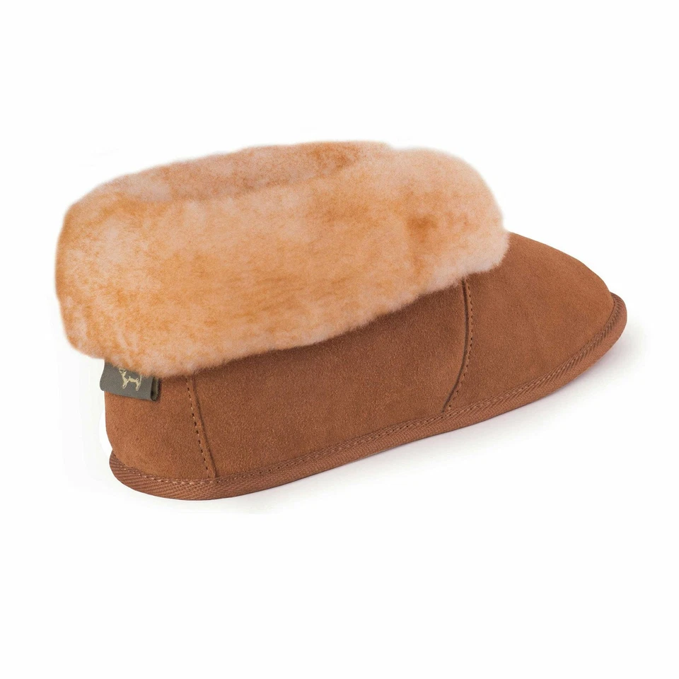 Cloud Nine Sheepskin Men's Sheepskin Soft Sole Bootie Slipper - Image 3 of 4