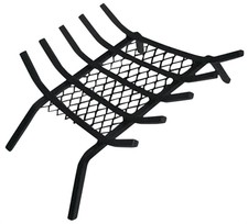 Homebasix Ltfg W18 Fireplace Grate With Ember Retainer 18 For