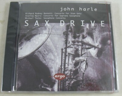 Sax Drive: John Harle - Bennett Myers Torke Saxophone CD SEALED Argo Decca 1995