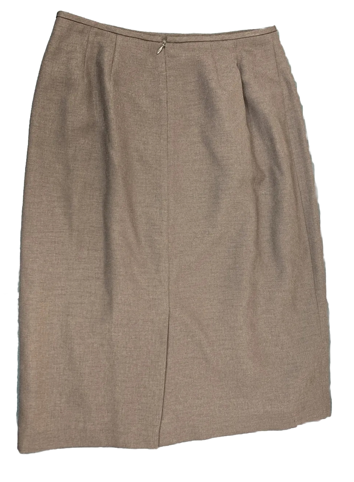 Vtg Le Suit Essentials Skirt Women Size 6 Brown Below Knee Career Work NEW NWT