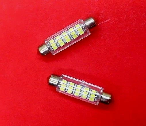 2 luces LED de cortesía interiores súper blancas Buick Caddy Olds GMC 1965-1995 Foto 4 de 4