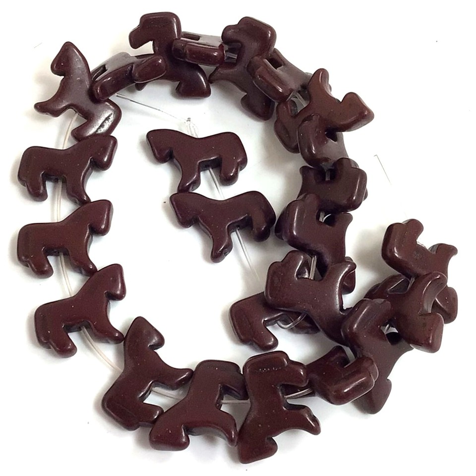 17mm Carved Howlite Turtle Beads Magnesite Turquoise Style 23pcs Strand For Jewelry Making
