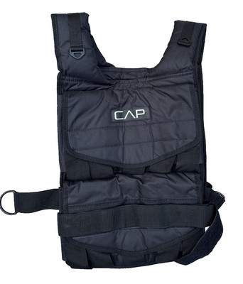 CAP Barbell Weighted Vest 40 lb Adjustable Heavy Duty Strength Training & Cardio