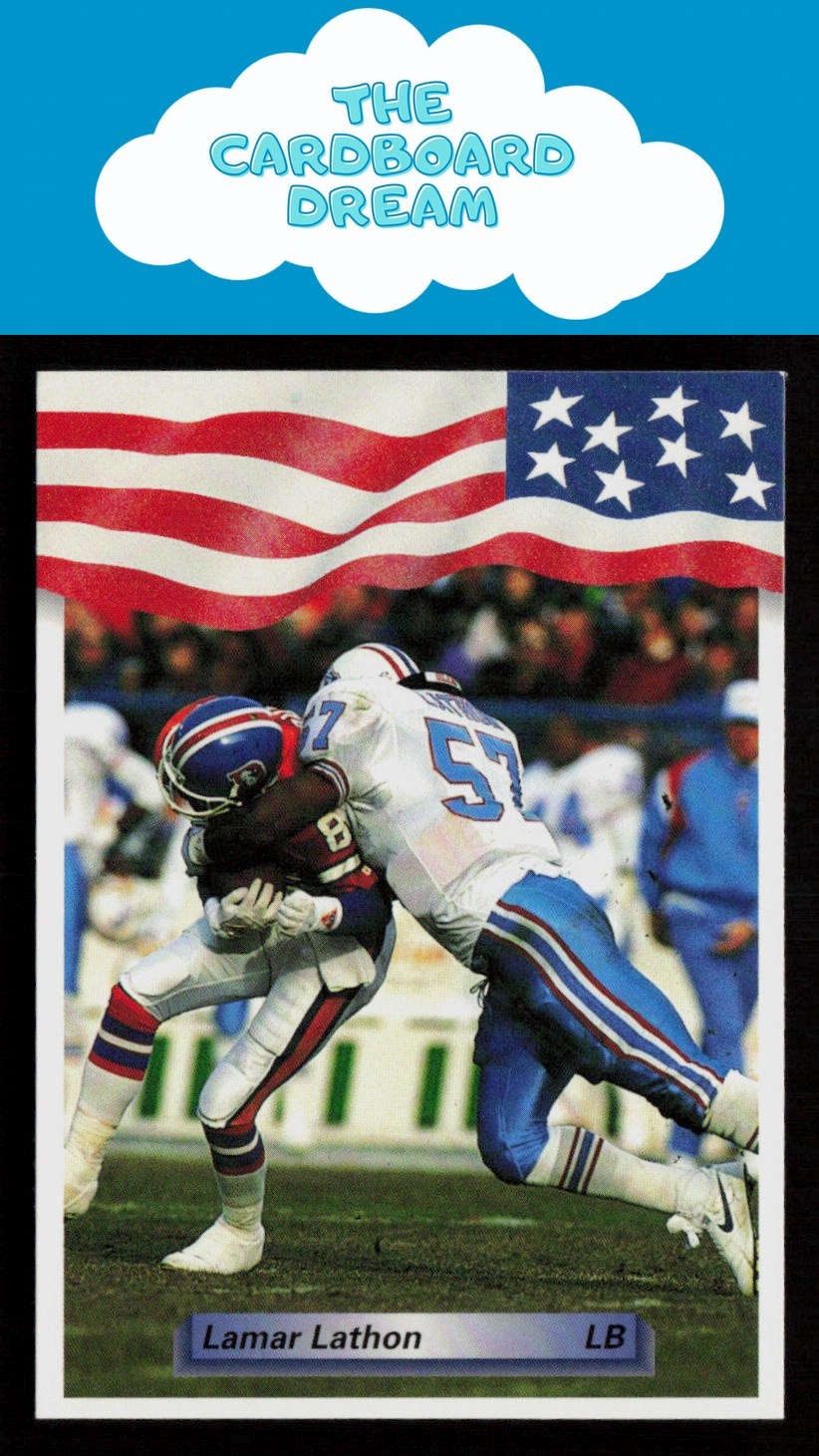 Lamar Lathon 1992 All World #253 Houston Oilers