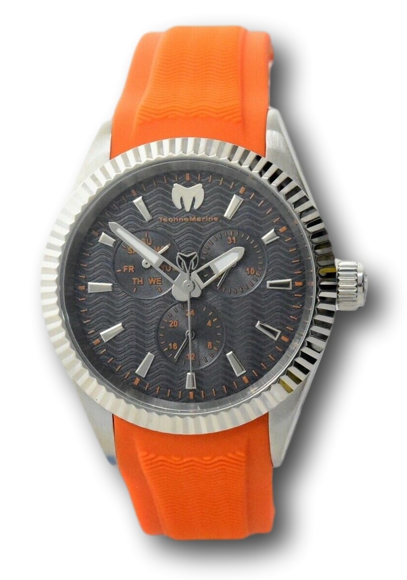 TechnoMarine Sea Dream Men's 42mm Orange Multi-Function Watch TM