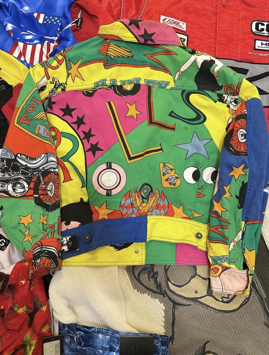 VERSACE JEANS COUTURE マリリン&BettyBoopブルゾン Vintage Versace Jeans Couture “Betty Boop” Pop Art Jeans Jacket