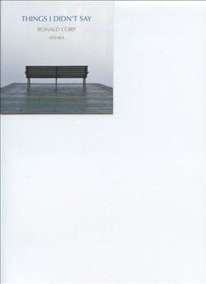 Ronald Corp: Things I Didn't Say [CD]