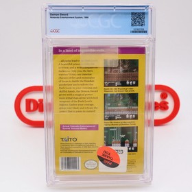 NES Nintendo DEMON SWORD - CGC GRADED 9.6 A+! NEW & Factory Sealed with H-Seam!