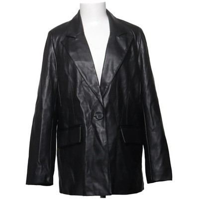 Threadbare, Blazer, Größe: 38, Schwarz, Polyester/Polyurethan, Einfarbig #E88
