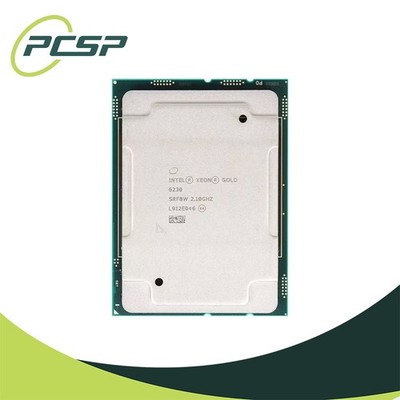 Intel Xeon Gold 6230 SRF8W 2.10GHz 20-Core 27.5MB LGA3647 CPU Processor