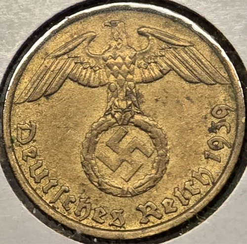 1939 Germany 5 Reichspfennig — photo from the most recent tracked eBay sale
