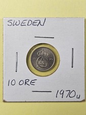 COINS - SWEDEN - 10 ORE 1970 U