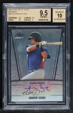 2011 Leaf Metal Draft Silver Prismatic 34/99 Andrew Susac BGS 9.5 Auto 0s3