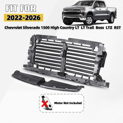 For 2022-2026 Chevy Silverado 1500 Shutter Grille air intake W/O Motor 85608730