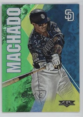 2019 Topps Fire Green /199 Manny Machado #107 b4d