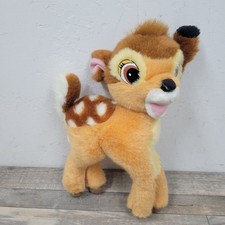Bambi Fawn Plush Deer Vintage 1992 DISNEY MATTEL 14" Standing Stuffed Animal