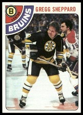 1978-79 Topps #18 Gregg Sheppard Boston Bruins NM+