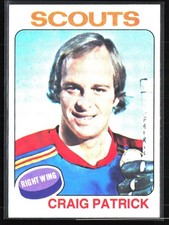 1975-76 Topps #178 Craig Patrick Kansas City Scouts
