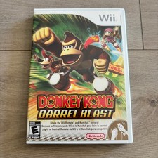 Wii Donkey Kong Barrel Blast (Nintendo Wii, 2007) Manual and Disc Complete CIB