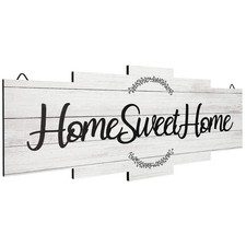 Rustic Home Sweet Home Wood Wall Sign Farmhouse Hanging Room Decor