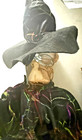 Vintage Hanging Witch Halloween Decoration Prop – 4ft Spiderweb Cloak, Poseable — photo 6