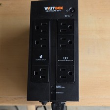 WattBox WB-OVRC-UPS-350-6 Desktop UPS 350VA 210W 120V 6 Outlets Black