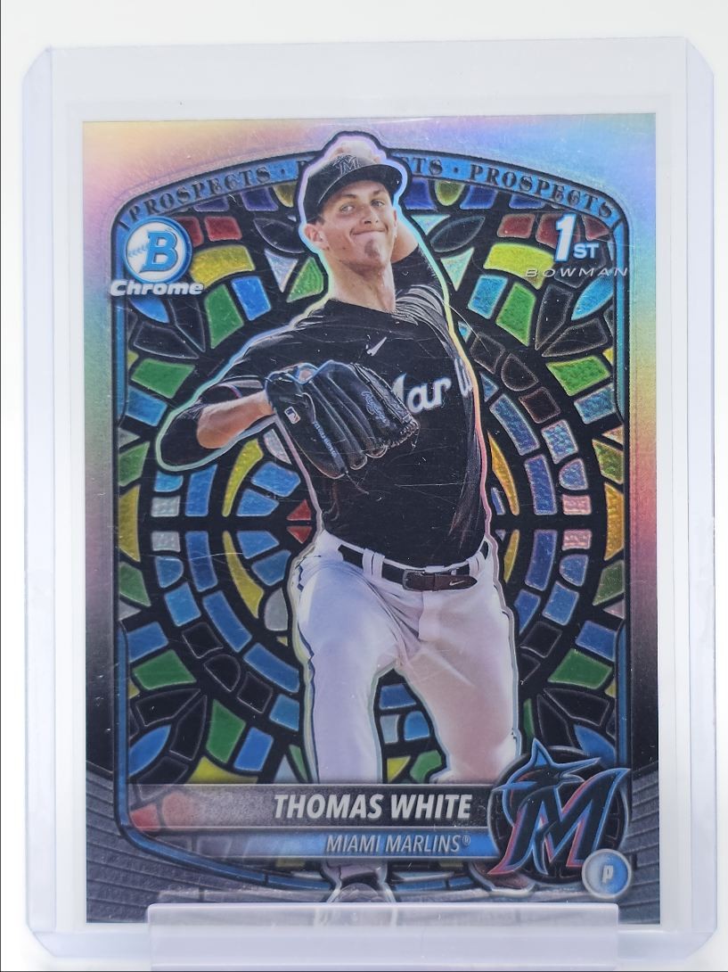 THOMAS WHITE 2025 BOWMAN CHROME 1ST ETCHED IN GLASS SSP Q1725