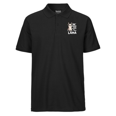 Herren Polo Shirt Besten Tage beginnen mit einem Lama Geschenkidee Besten Tage b