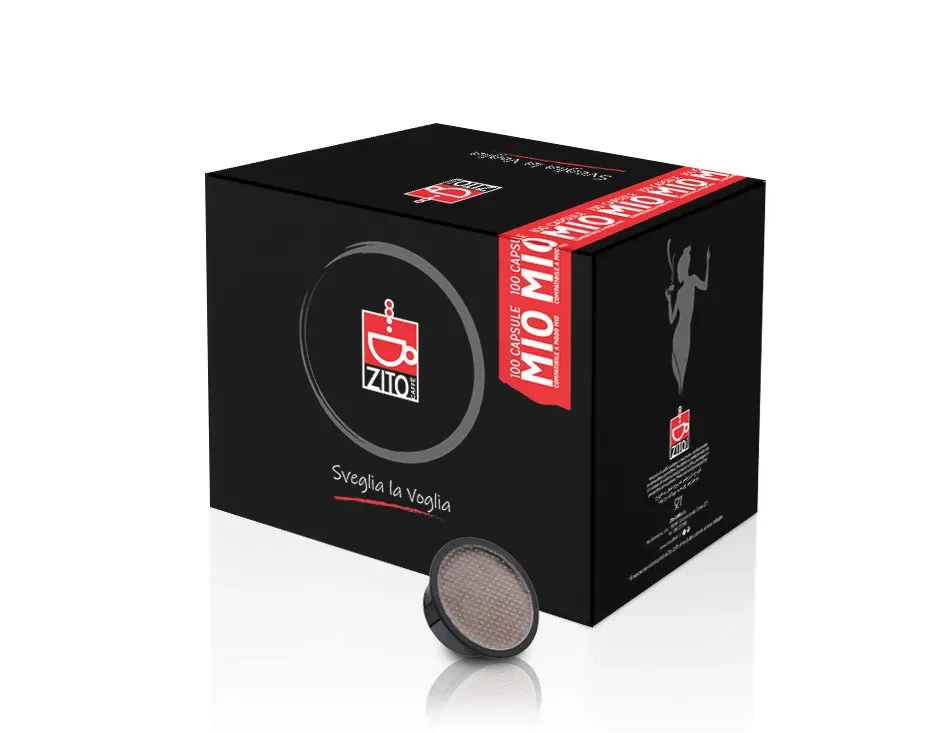ZITO CAFFÈ 100/200/400 CAPSULE CIALDE CAFFE ZITO MISCELA UNICO COMPATIBILE A MODO MIO
