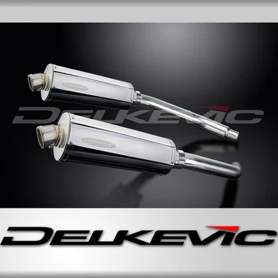 Suzuki GSXR1100 WP WR 1993-1994 Echappement KIT-Silencieux 350mm Ovale Inox - Photo 1/3
