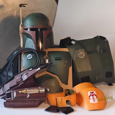 1:1 Mandalorian Cosplay The Book of Boba Fett FRP Helmet Full Body Armor Set