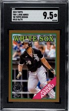 2023 Topps Series 1 - 1988 Topps Baseball JosΓ© Abreu #T88-1 Gold /75 SGC 9.5