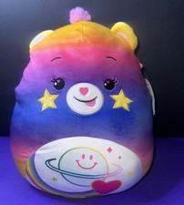 Squishmallow 12" Care Bears Starlight Love Bear Select Series NWT"
