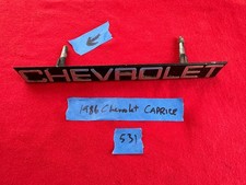 1986 Chevrolet Caprice Classic Grille Emblem 531 One Pin Broken 1986 Chevrolet Caprice Classic Grille Emblem 531 One Pin Broken