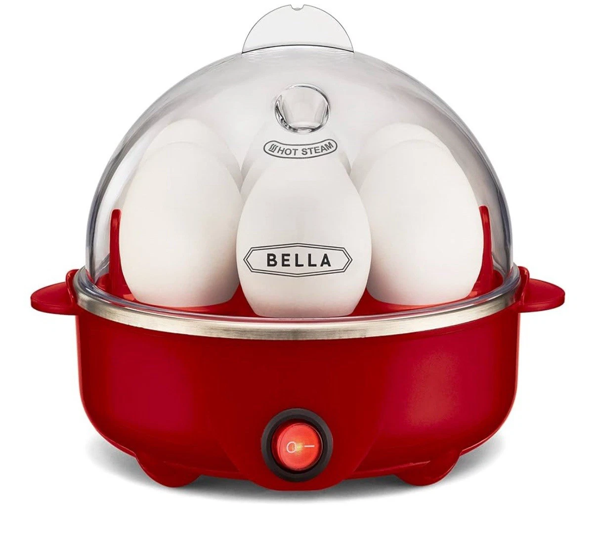 BELLA Rapid Electric Egg Cooker and Poacher with Auto Shut off for Omelet, Soft,