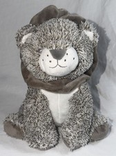 Carters Baby Toy Lion 2018 Brown Gray Sitting 9" Plush Stuffed Animal Lovey EUC