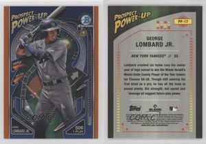 2024 Bowman Prospect Power-Up Orange Refractor /25 George Lombard Jr #PP-17