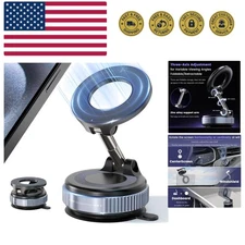 Upgraded Vacuum Magnetic Suction Cup Phone Holder Stand for Magsafe, 360° Adj...