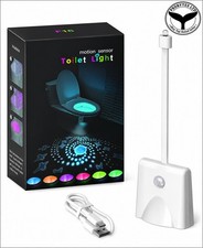 LED Toilet Bathroom Night Light PIR Motion Activated Seat Sensor Colour Changing