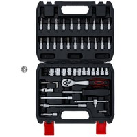 "SteckschlüSsel-Satz Stecknuss EinsäTze NüSse Antrieb 6,3 Mm (1/4\") 46-Tlg."