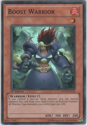 Boost Warrior - DP10-EN012 - Super Rare - 1st Edition