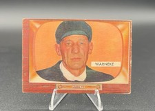 1955 Bowman Lonnie Warneke #299 Umpire National League Baseball