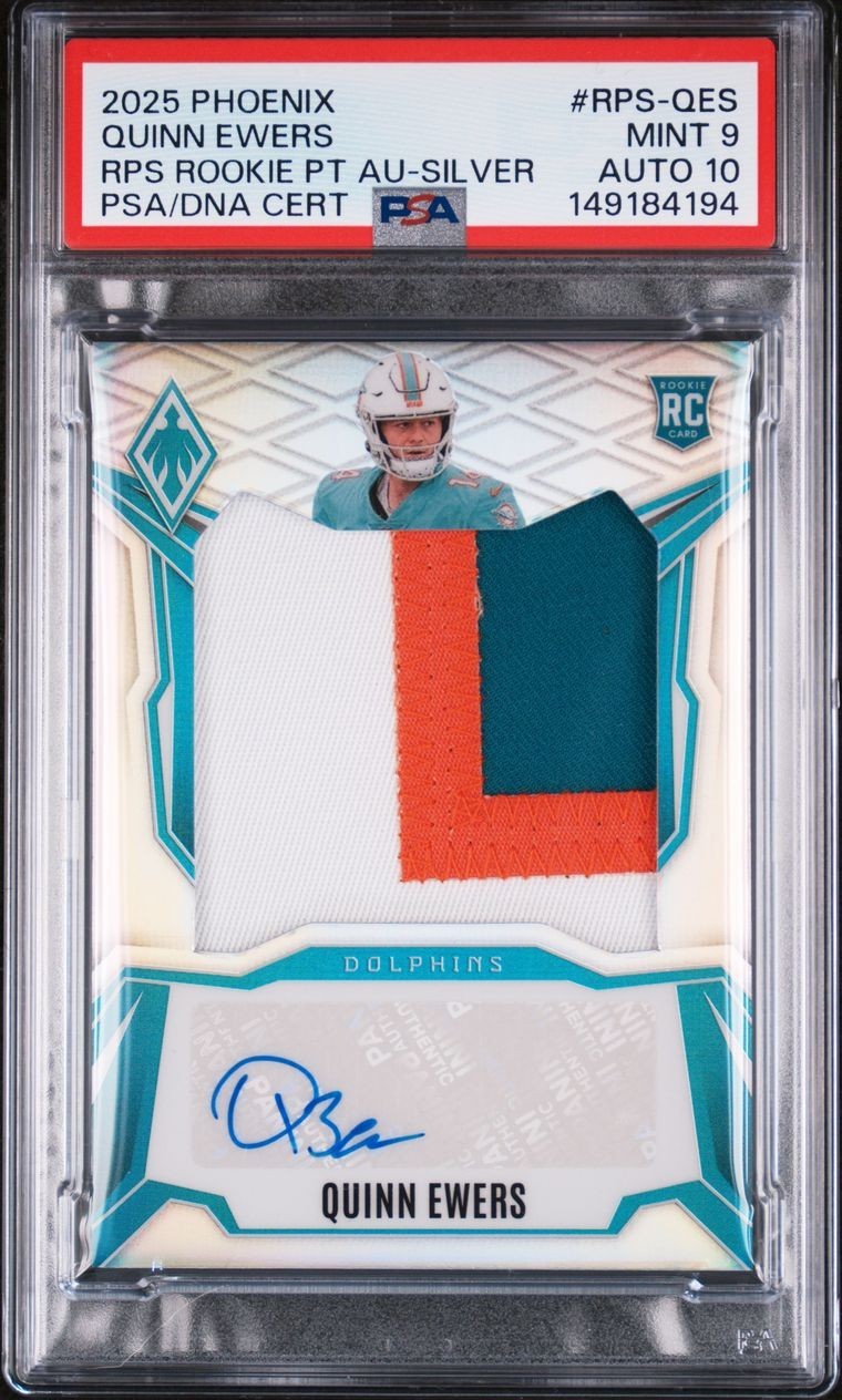 2025 Panini Phoenix - Rps Rookie Patch Autographs Quinn Ewers #RPS-QES /199 (AU,