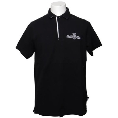 Good Wood, Poloshirt, Größe: L, Schwarz, Baumwolle, Print, Herren #qSD