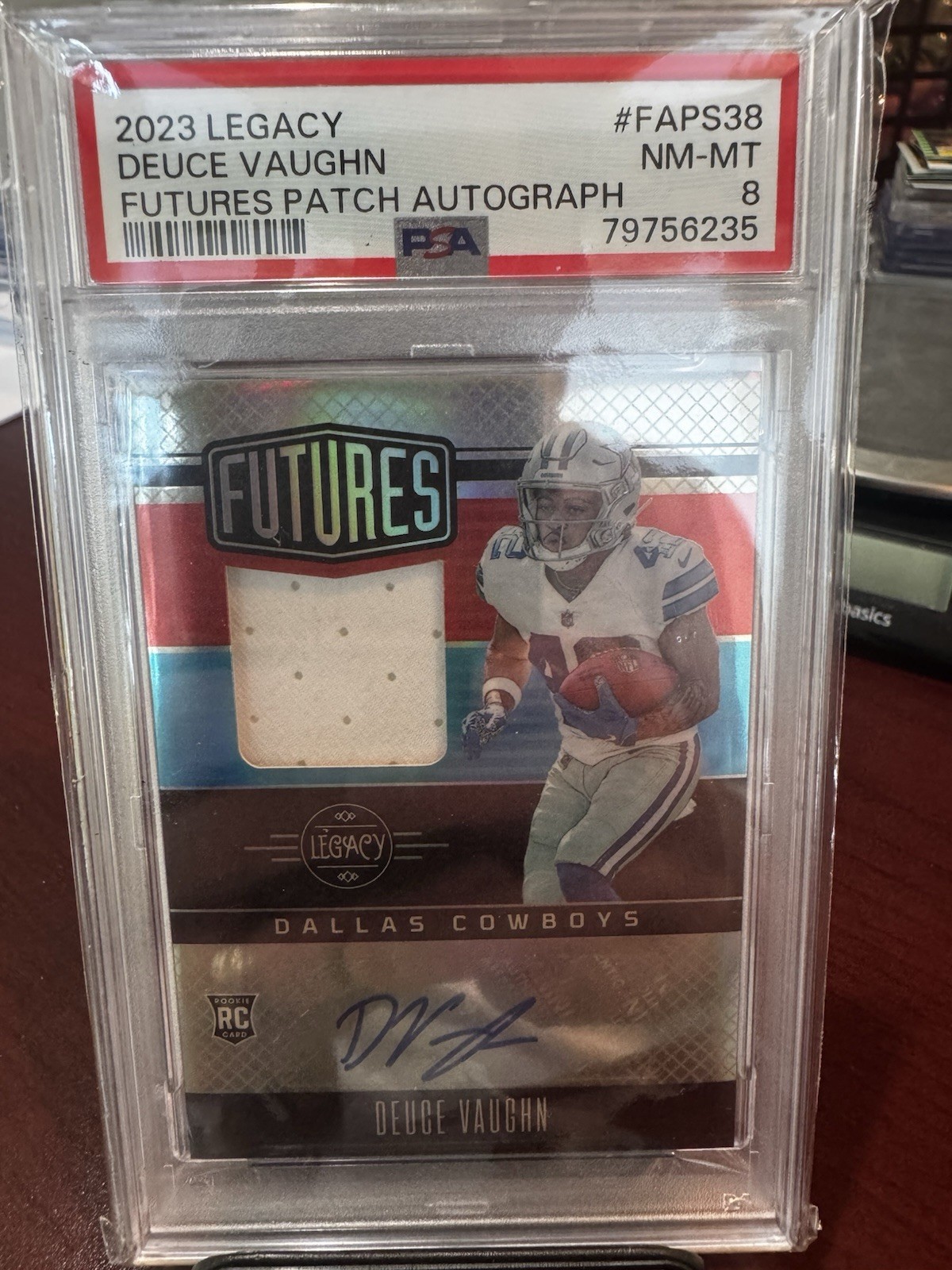 Deuce Vaughn Panini Legacy Futures Patch Autograph #FAPS38 Base