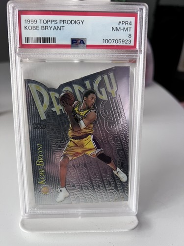 1999 Topps Prodigy Kobe Bryant #PR4 Die - Cut Lakers HOF PSA 8 NM - MT