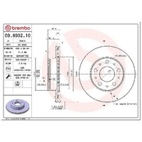 2X Bremsscheibe Vorne FüR Fiat Ducato 230 244 250 94 Bis 26 Brembo 4949H2 THZ