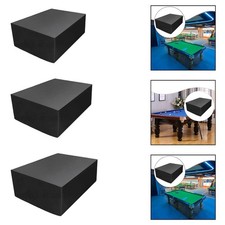 Pool Table Cover Black Waterproof Heavy Duty for Moving Professional Oxford
